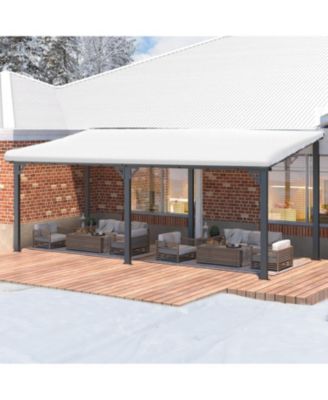 20'x8' Wall Mounted Gazebos Pergola