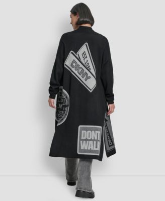 Women's Oversized Open-Front Cardigan