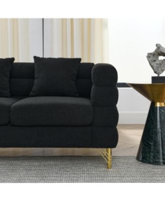 Comfortable Oversized Sectional Sofa with Pillows