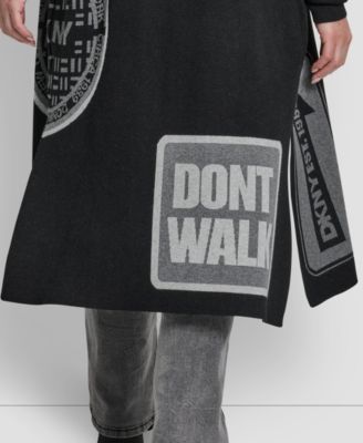 Women's Oversized Open-Front Cardigan