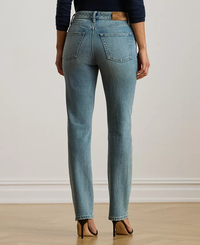 Women's High-Rise Straight Ankle Jeans - thumbnail 4