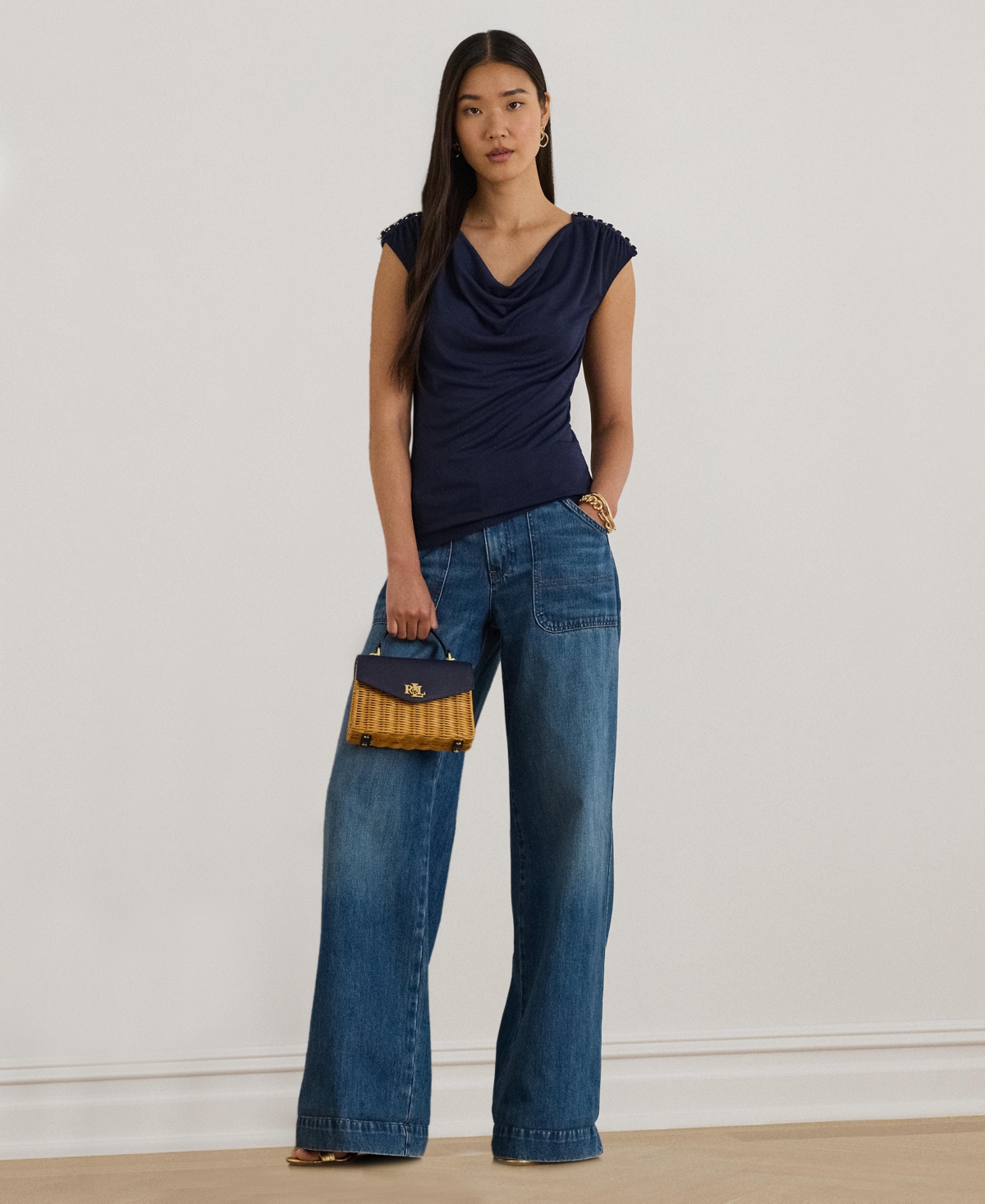 Lauren Ralph Women's Sleeveless Top