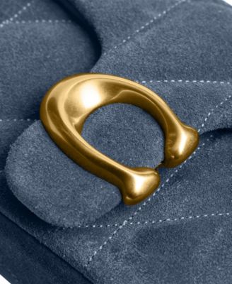 Tabby Mini Quilted Suede Crossbody Bag 19