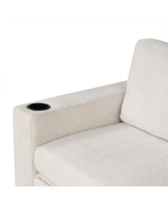 107" Sectional Sofa Bed U-Shape