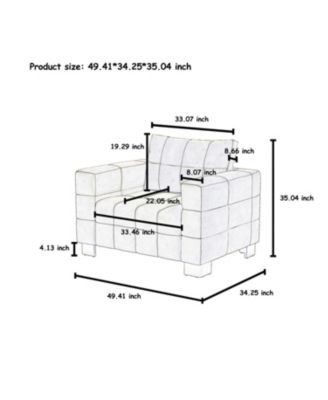 Plush Polyester Sofa: Soft, Spring Seat, Easy Clean