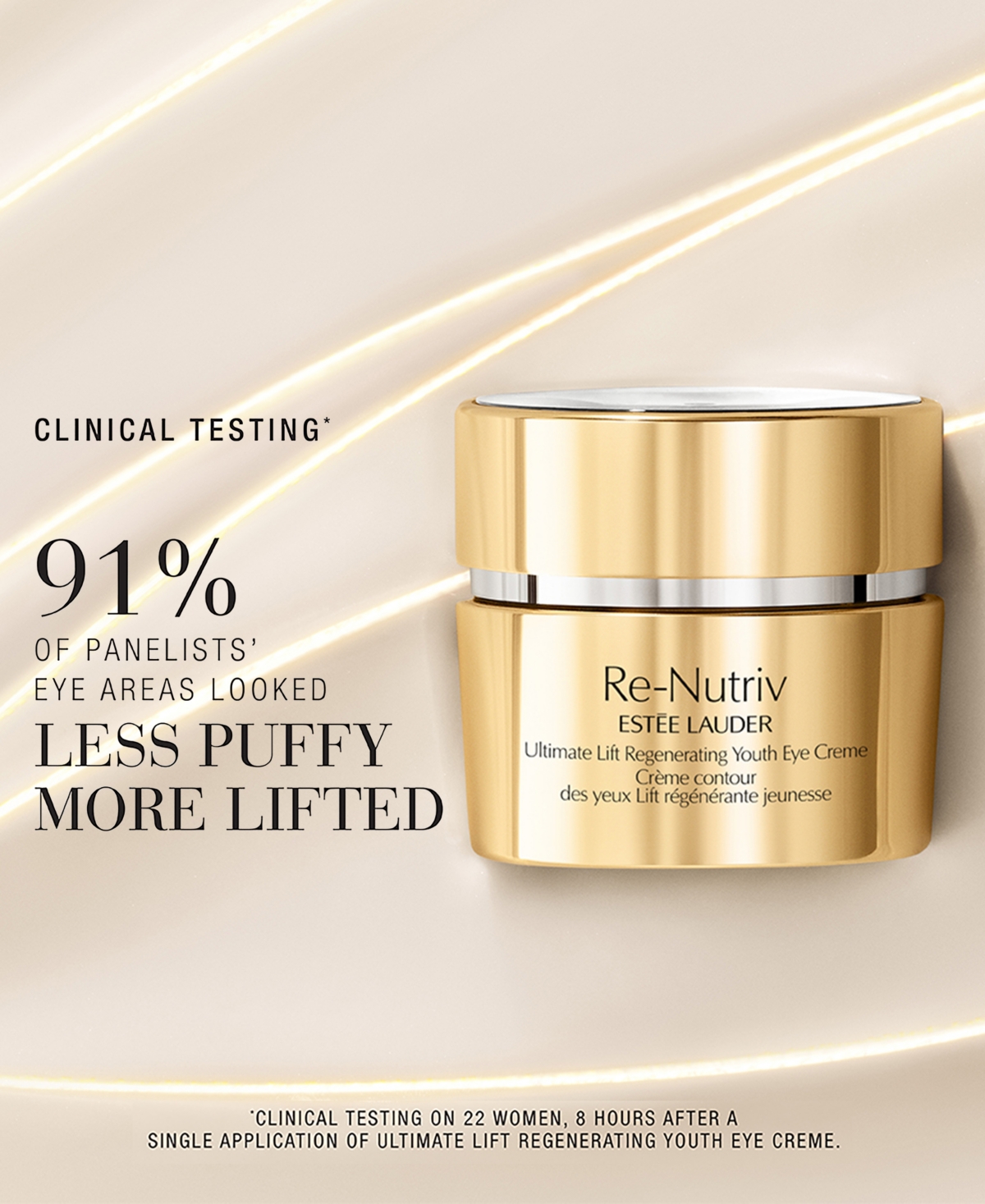 Estee Lauder Re-Nutriv Ultimate Lift Regenerating Youth Eye Cream, 0.5 oz.