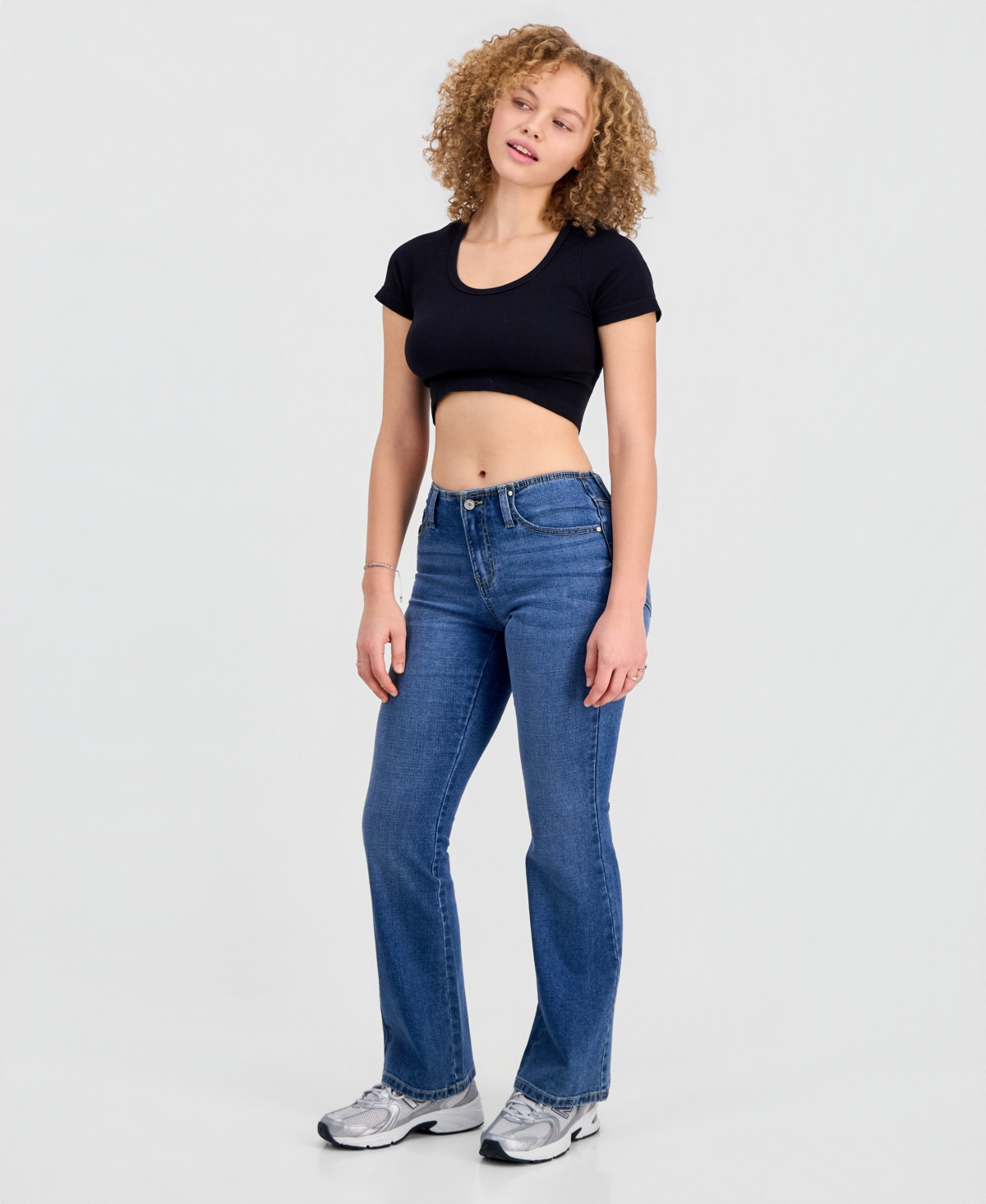 Celebrity Pink Juniors' No Waist Bootcut Jeans