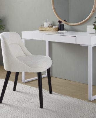 Fabric Rina Mid-Century Modern Dining Chair, Set of 2