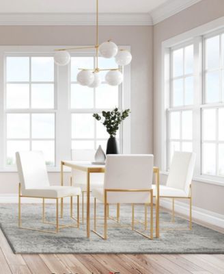 Fabric Fuji Contemporary High Back Counter Stool, Set of 3