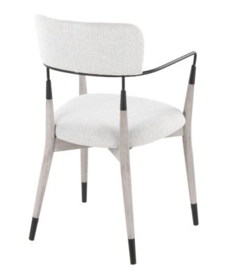 Fabric Savannah Contemporary Dining Chair, Set of 2