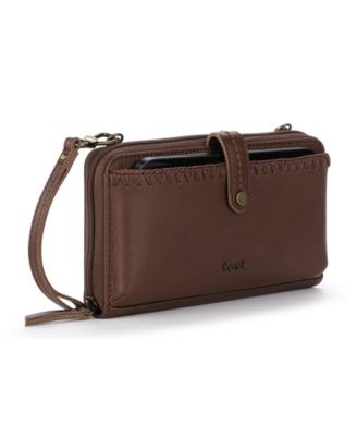 Iris Smartphone Leather Crossbody Wallet