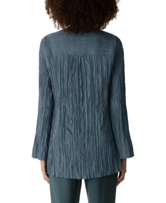 Women's Round Neck Long Shirt, Regular And Petites
