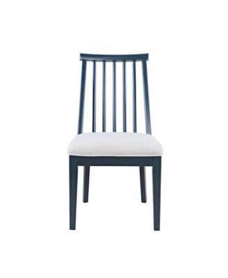 Westport Modern Farmhouse Upholstered Dowelback Dining Chair - Set of 2