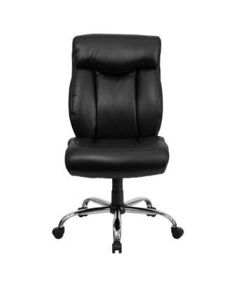 400 lb. Big & Tall High Back Full Headrest Ergonomic Office Chair w/ Chrome Base