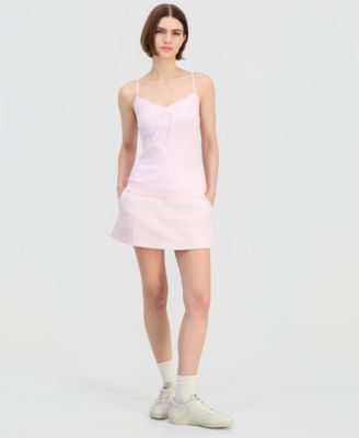 Juniors' Ribbed Lace-Trim Camisole