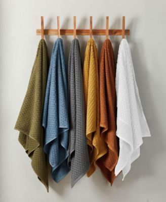 100% Cotton Diamond Waffle 2-Piece Oversized Bath Sheet Set