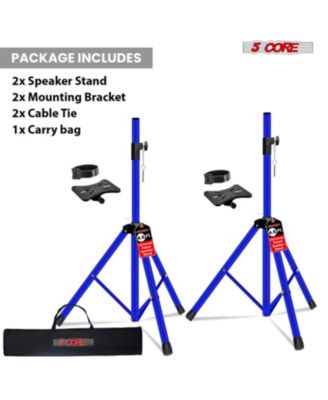 Speaker Stand Adjustable PA DJ Tripod Mount Heavy Duty