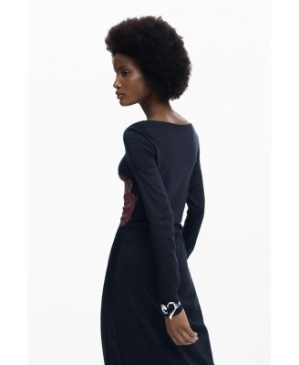 Women's Pixelated midi dress