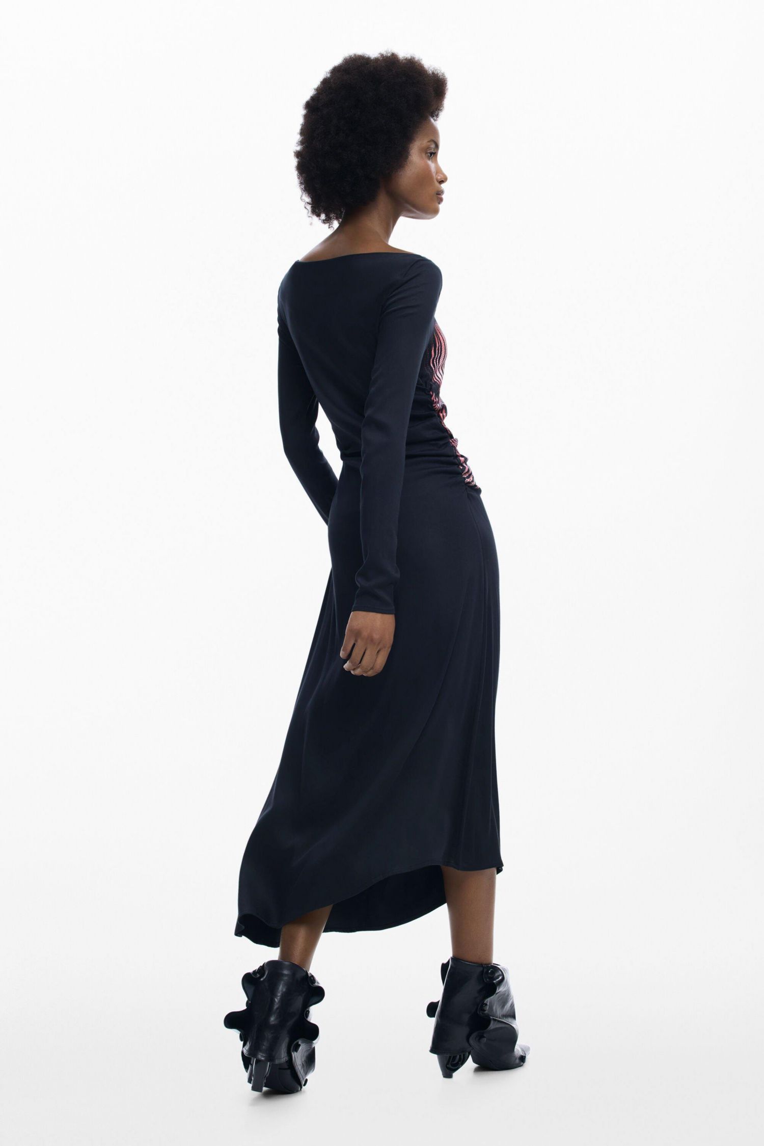 Women's Pixelated midi dress