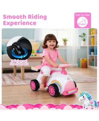 Kids Ride On Sliding Car with Music and Storage