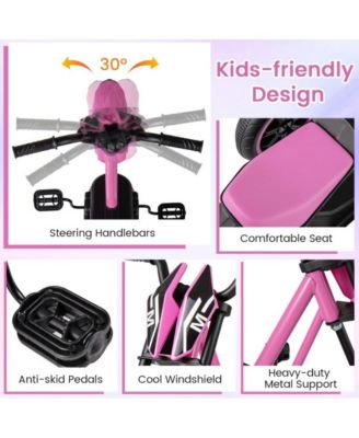 Kids Three Wheel Tricycle for Toddlers with Stable Design and Easy Control