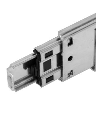 Glidez 11.5" W Steel Pull-Out Storage Organizer, 2-Tier Design, Chrome