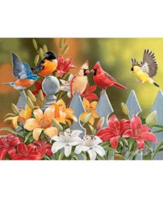 Birds on a Fence 300 piece Jigsaw Puzzle for Adults