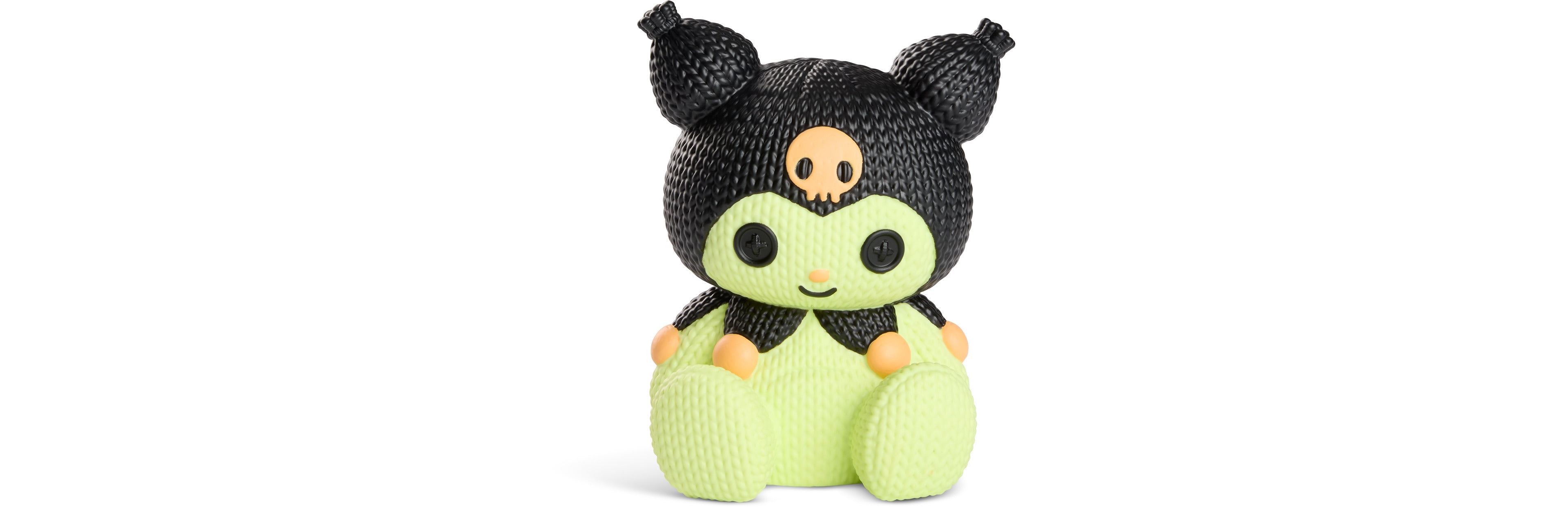 Handmade by Robots Hello Kitty and Friends Kuromi Knit Series #346 (Halloween) 4.5" Vinyl Collectible Figure, 14 Years & Up