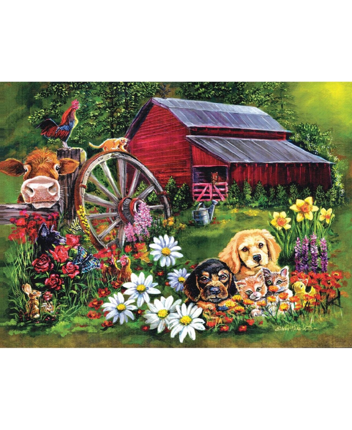 SunsOut Sweet Country 500 piece Jigsaw Puzzle for Adults