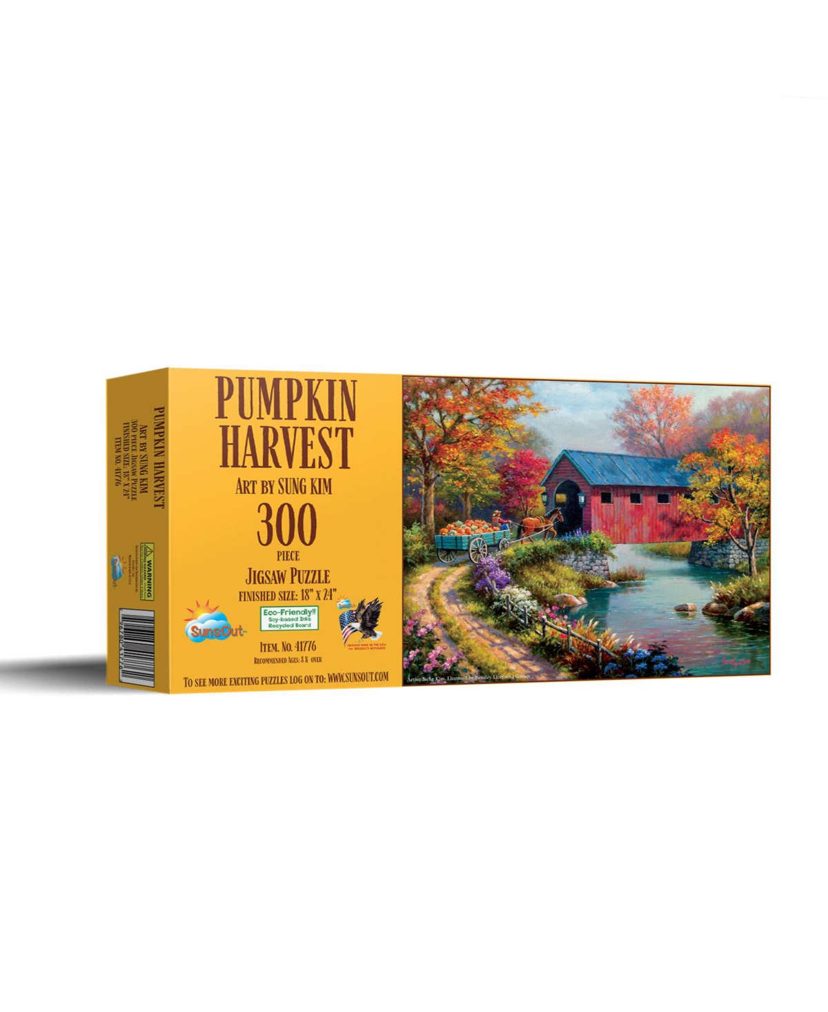 SunsOut Pumpkin Harvest 300 piece Jigsaw Puzzle for Adults Halloween