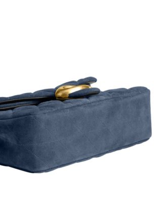 Quilted Tabby Medium Suede Shoulder Bag 26