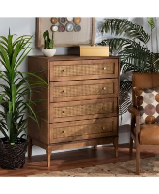 Ramiel 30.1" Rattan Mid-Century Chest
