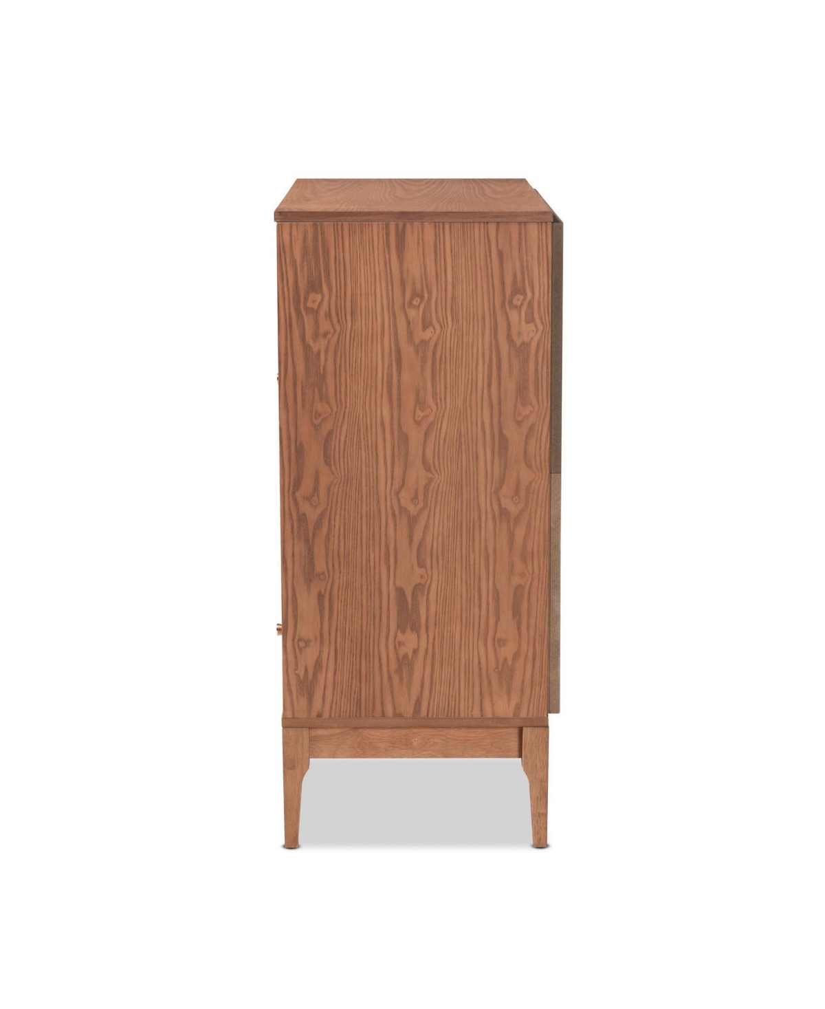 Boxton Studio Ramiel 30.1" Rattan Mid-Century Sideboard