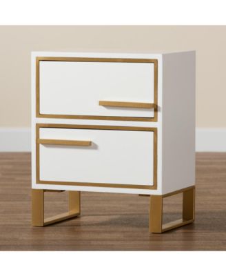 Giolla 11.8" Metal Contemporary End Table