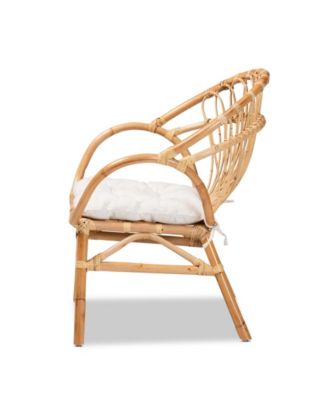 Benicia 23" Rattan Bohemian Dining Chair