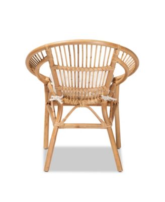 Adrina 23" Rattan Bohemian Dining Chair