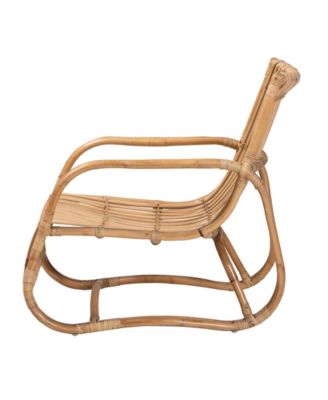 Blanca 29.7" Rattan Bohemian Accent Chair