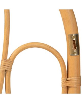 Carrick 2" Rattan Bohemian Queen Wall-mount Headboard