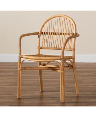 Tugera 22" Rattan Bohemian Dining Chair