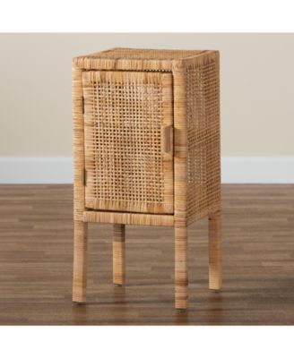 Vivan 13" Rattan Bohemian Nightstand