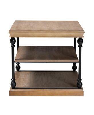 Boxton Studio Sebastian 28.1" Metal Traditional End Table