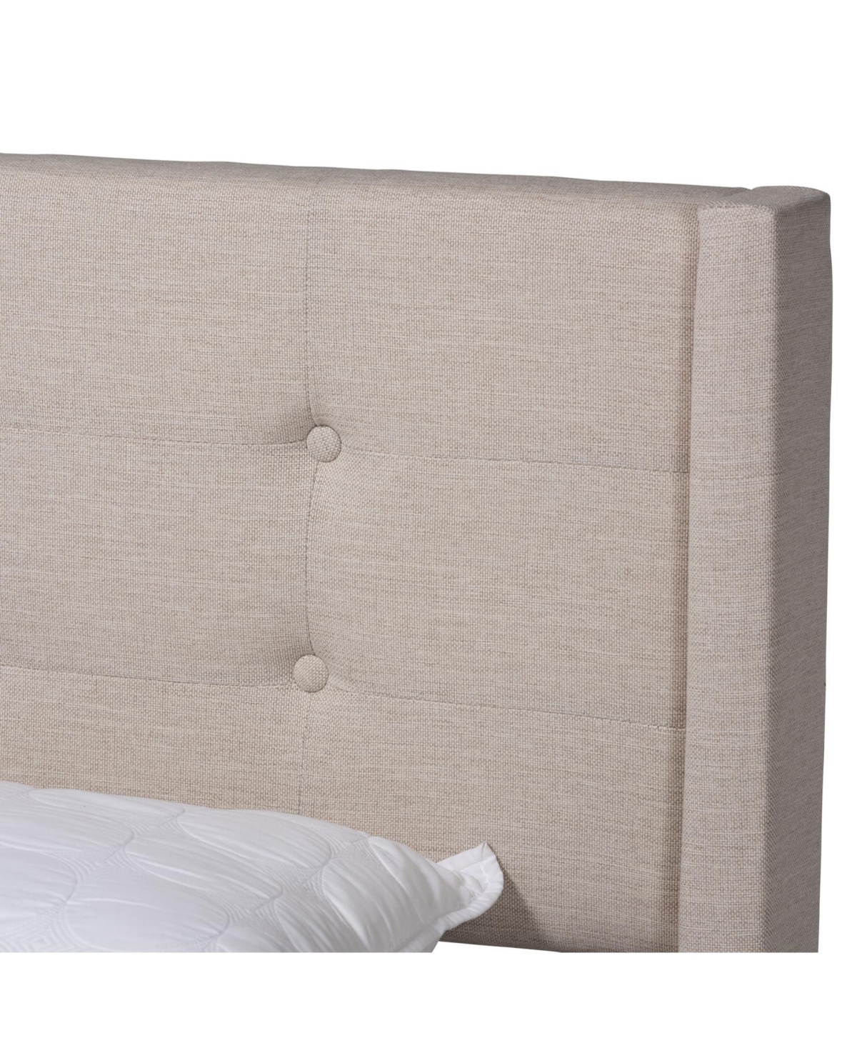 Boxton Studio Casol 60.6" Fabric Mid-Century Full Platform Bed