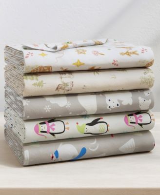 Ultra-Soft Turkish Cotton Flannel Christmas Print Sheet Set.