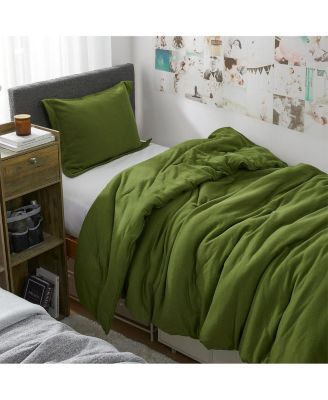 My Favorite Sweatshirt Oversized Comforter Set - Cedar Green