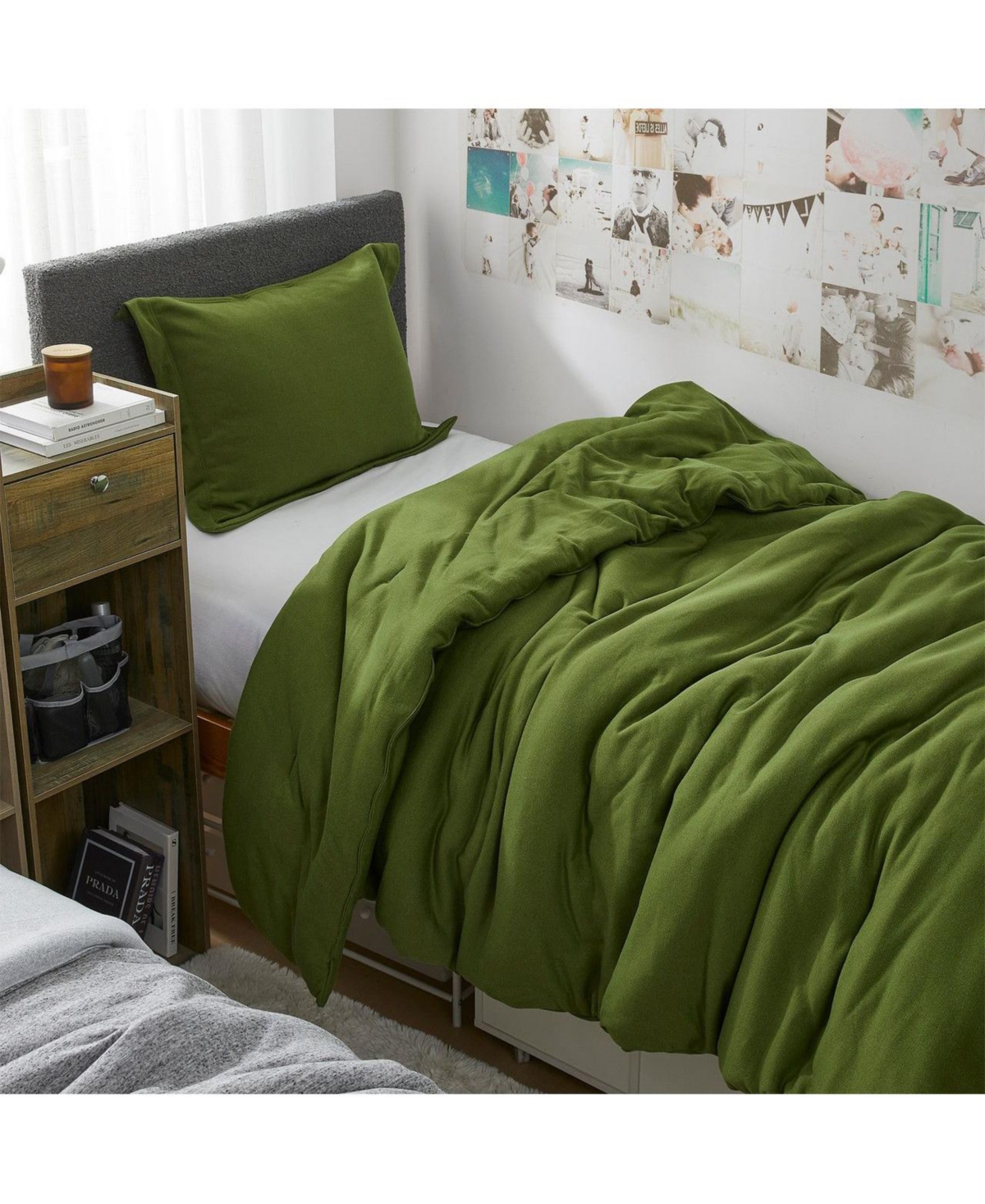 Coma Inducer My Favorite Sweatshirt Oversized Comforter Set - Cedar Green