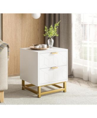 Modern Compact Drawer Dresser with Storage, Nightstand and Small Chest for Bedroom, Hallway or Living Room