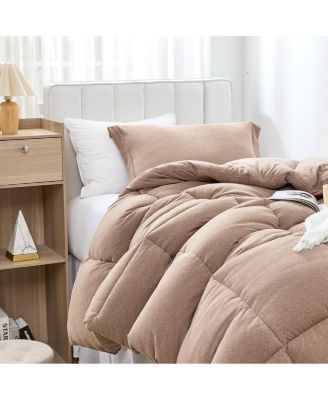 Thicker Than Thickest - Coma Inducer Oversized Comforter Set - Mocha Meringue