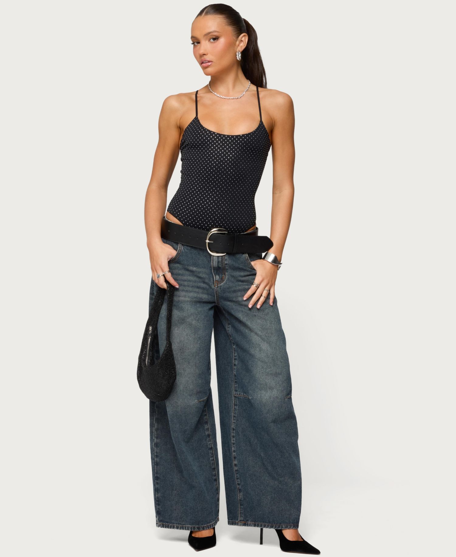 Women's Georgey Rhinestone Bodysuit