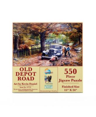 Old Depot Road 550 piece Jigsaw Puzzle for Adults
