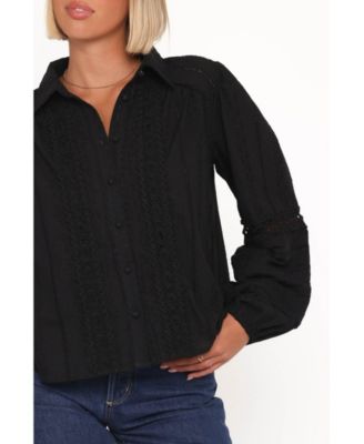 Women's Catania Lace Inset Top